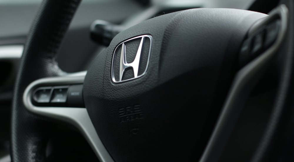 Honda Dealership Steering wheel