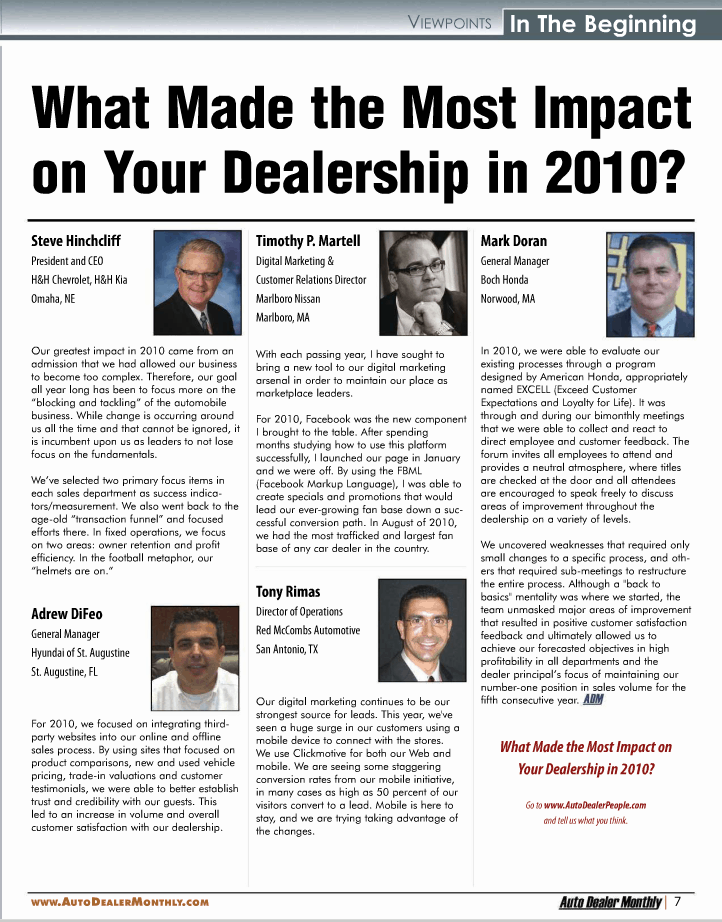 Wikimotive’s Own Timothy Martell Featured in Auto Dealer Monthly