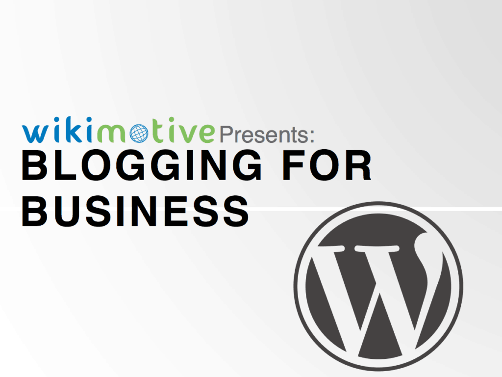 bloggin for business image