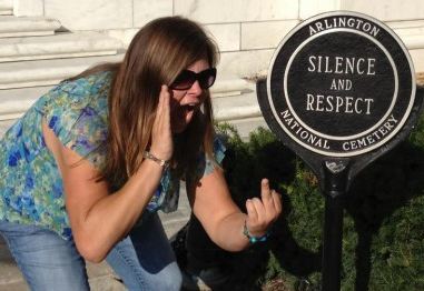 Lindsey Stone Inspires Facebook Rage With Distasteful Arlington National Cemetary Photo