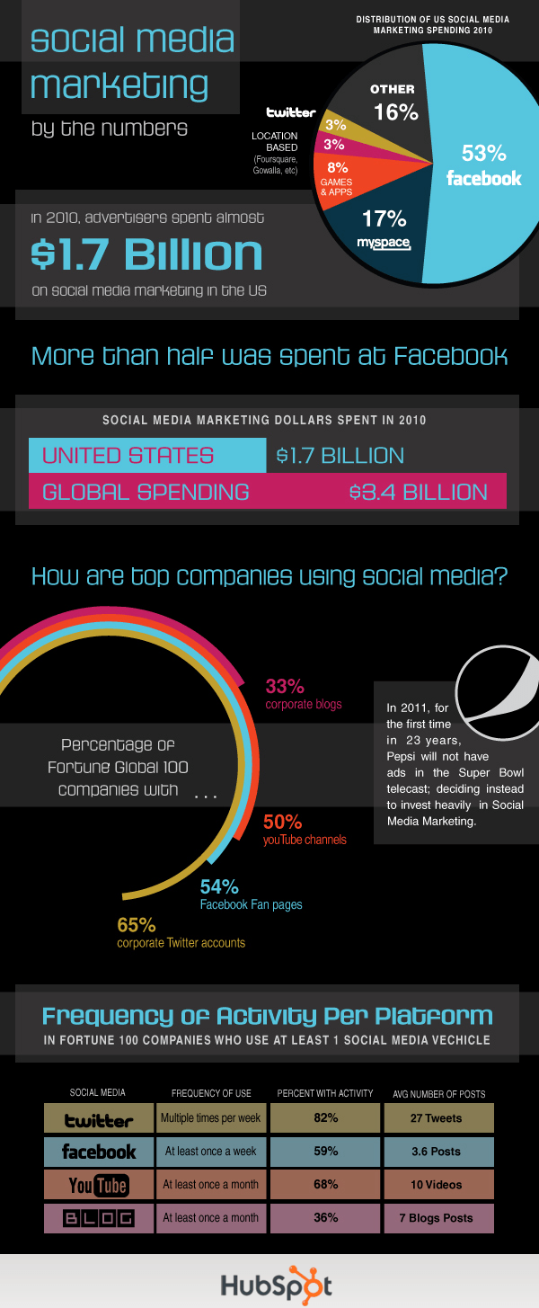 social marketing stats in 2010