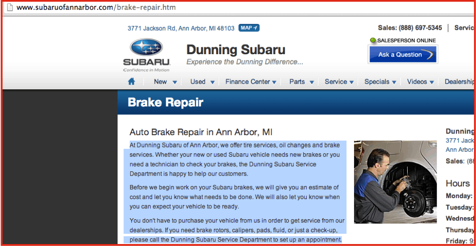 Dunning Subaru