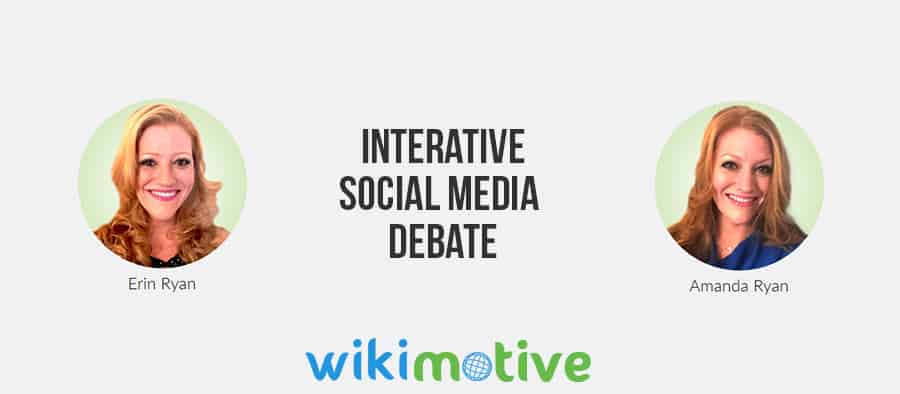 Interactive Social Media Debate