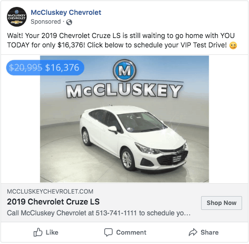 Fantastic Facebook Ad - Automotive