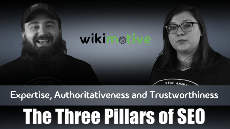 Brandon and Kelsea on the Three Pillars of SEO Just the Tip episode.