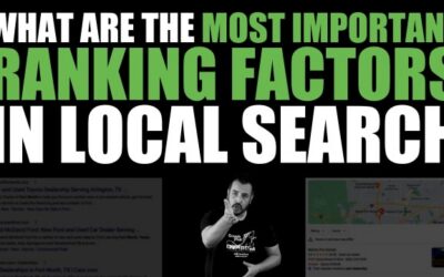 What are the Most Important Ranking Factors in Local Search?