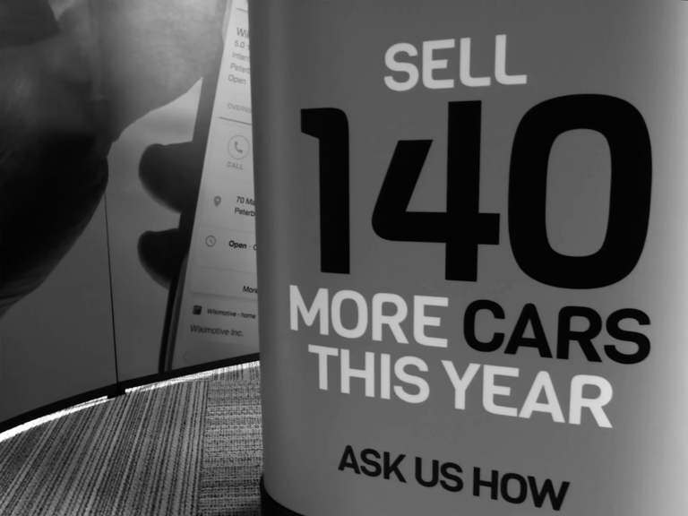 Sell 140 More Cars This Year, Ask Us How