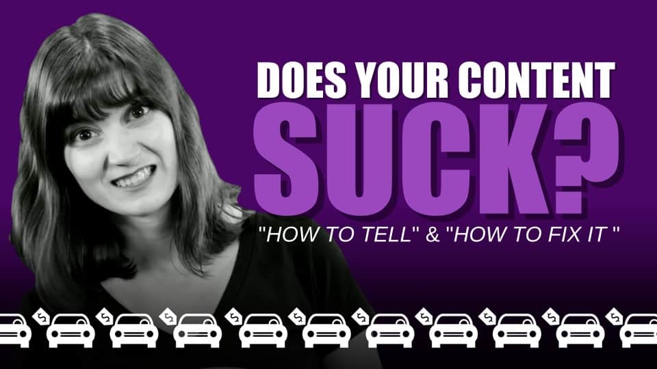 Does Your Content Suck? How to Tell & How to Fix It