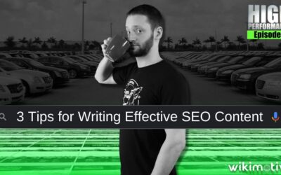 3 Tips for Writing Effective SEO Content