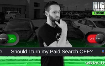 Should I turn my Paid Search off?