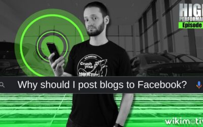 Why should I post blogs to Facebook?
