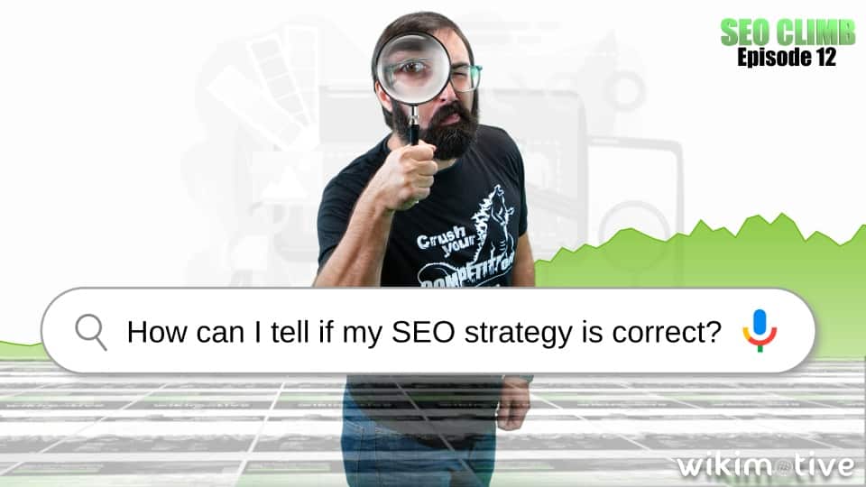 How can I tell if my SEO strategy is correct?