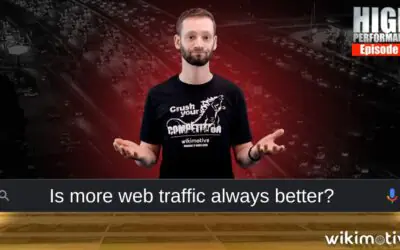 Is more web traffic always better?