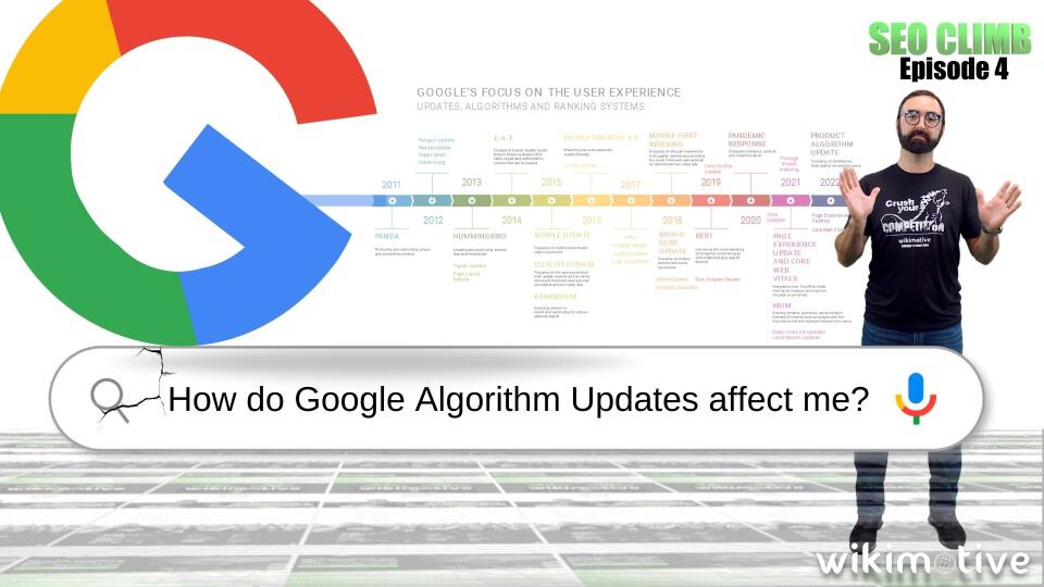 How do Google algorithm updates affect me?