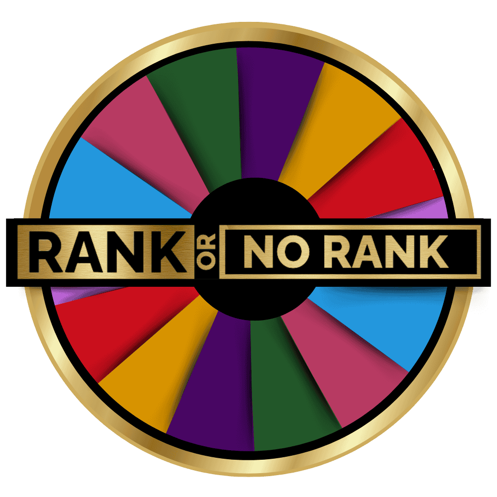 Rank or No Rank game wheel