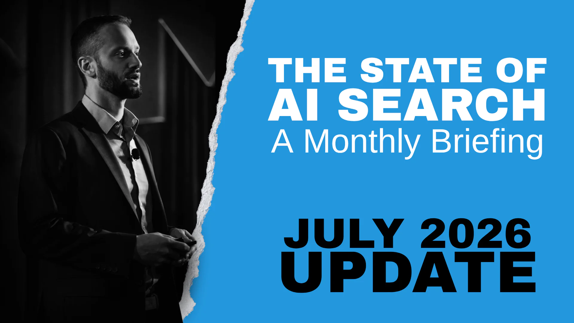 The July update to (and 3rd installment of) Zach Billings' monthly series 'The State of AI Search'