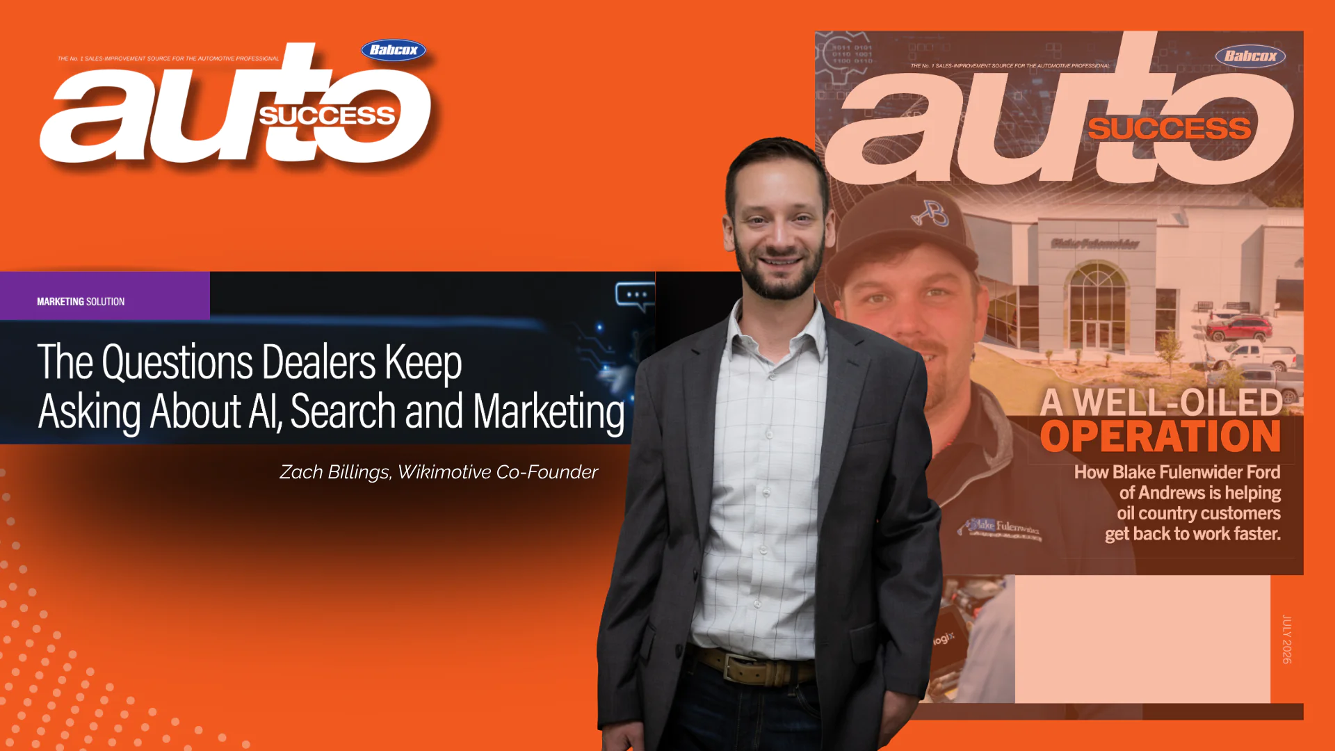 Zach Billings Editorial for the July 2026 issue of AutoSuccess Magazine