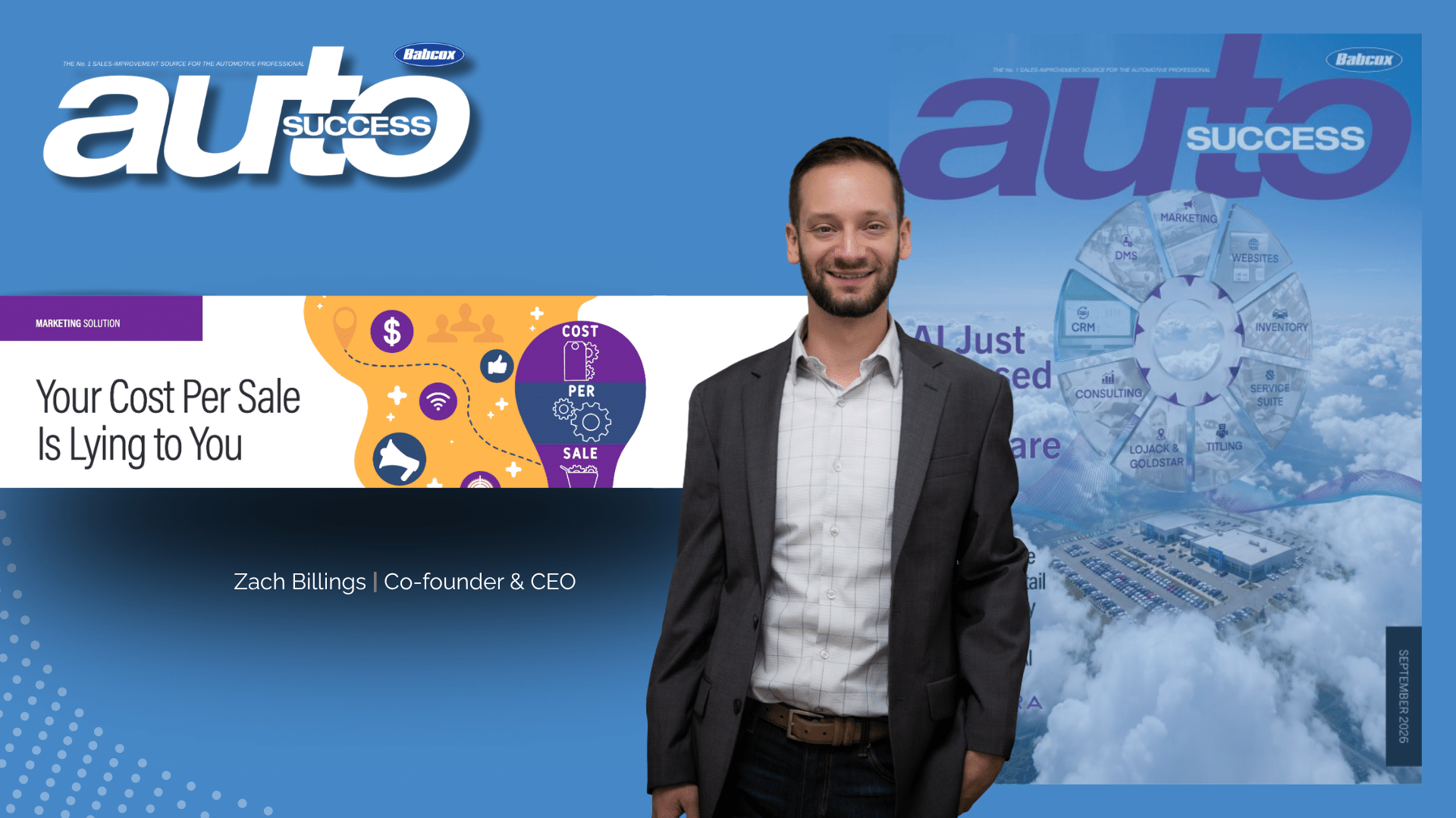 Onsite syndication of Zach Billings September 2026 editorial for AutoSuccess Magazine.
