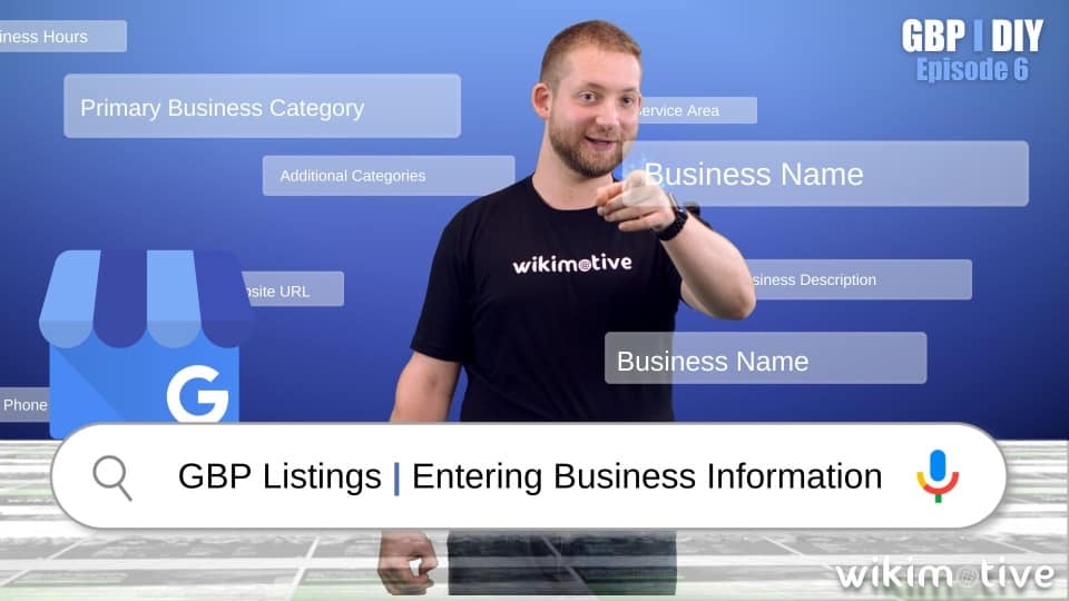 GBP Listings | Entering Business Information