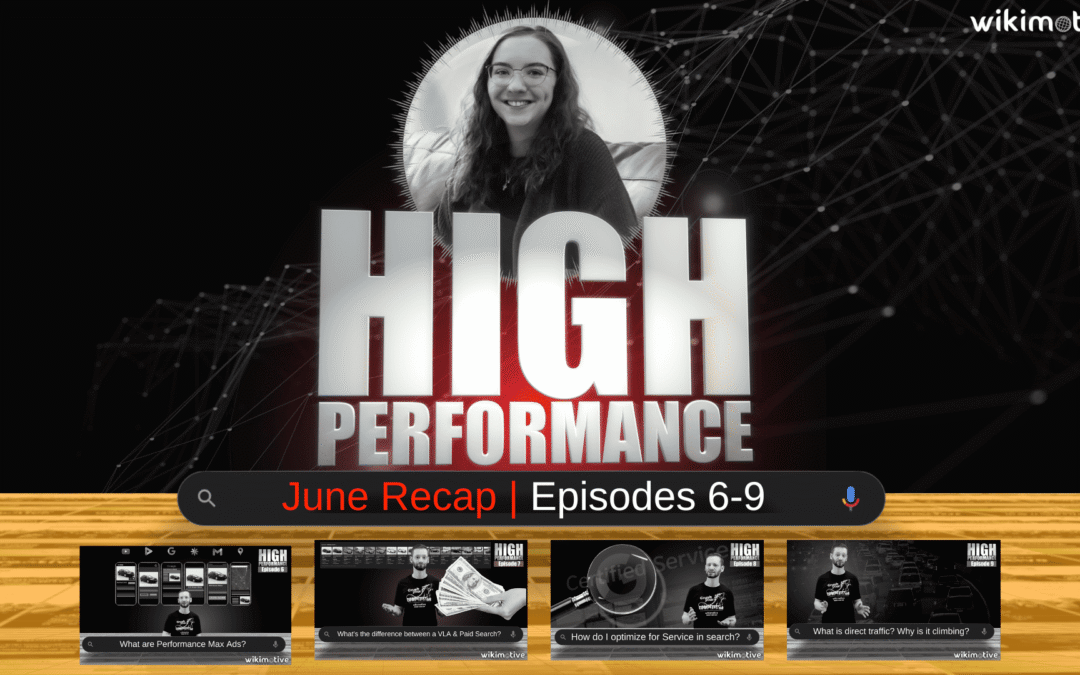 High Performance Video Series – June Recap