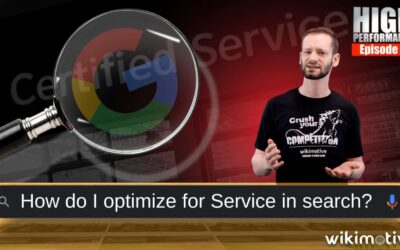 How do I optimize for Service in search?