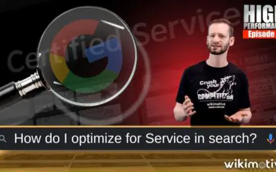 How do I optimize for Service in search?