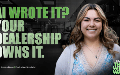 AI Wrote It. Your Dealership Owns It.